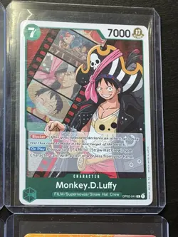 Monkey D Luffy One Piece x6 Card Lot SEC SR Rare Leader English - Image 4