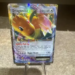 Pokemon Card - Dragonite EX XY Evolutions 72/108 Ultra Rare - Image 1