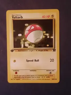 Voltorb 69/82 Pokemon Card TCG Team Rocket 1st Edition - Image 3
