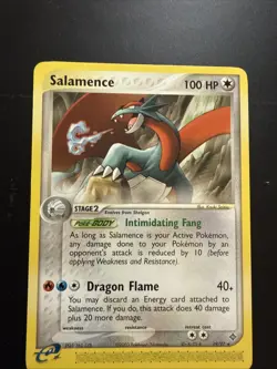 Pokemon TCG Salamence EX Dragon Card 19/97 Regular Rare - Image 1