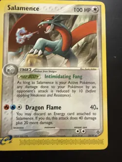 Pokemon TCG Salamence EX Dragon Card 19/97 Regular Rare - Image 4