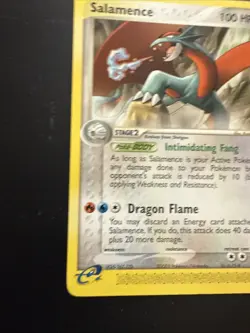 Pokemon TCG Salamence EX Dragon Card 19/97 Regular Rare - Image 5