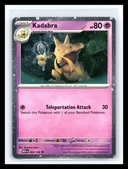 💥 Kadabra 064/165 - Cosmos Holo Promo - 151 Pokemon Card - Image 1