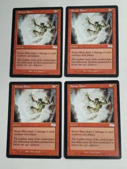 MTG Playset 4x Steam Blast (Urza's Saga/Red/U) - BGM - Image 1