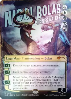 Foil Nicol Bolas, Planeswalker (Rainbow Foil) M Secret Lair Drop Series 1622 LP - Image 1