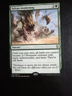 MTG - NM - Sylvan Awakening - Dominaria - Image 1