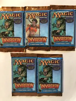 Wizards of the Coast Magic The Gathering Invasion Pack - New, Factory Sealed 742818061193 - Image 1