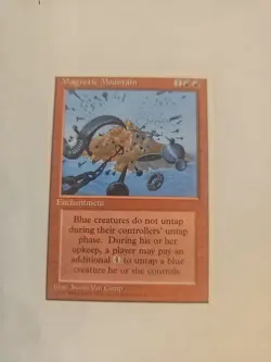 Mtg 4th Edition Magnetic Mountain (Never Played) - Image 1