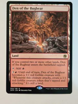 MTG Den of the Bugbear AFR 254/281 Regular Rare - Image 2