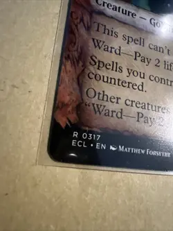 MTG Hexing Squelcher ECL 0317 R NM Regular Showcase - Image 3