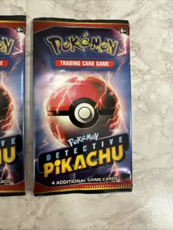 POKEMON TCG DETECTIVE PIKACHU SEALED BOOSTER PACKS BRAND NEW (3 Packs) - Image 4