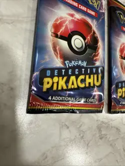 POKEMON TCG DETECTIVE PIKACHU SEALED BOOSTER PACKS BRAND NEW (3 Packs) - Image 5