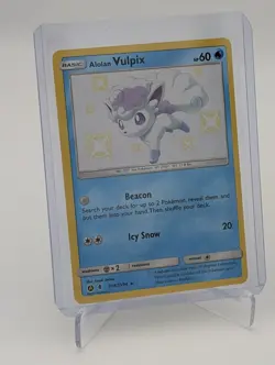 2x Shiny Alolan Vulpix SV8/SV94 - Pokemon Hidden Fates Shiny Vault - Image 2