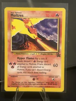 1999 Pokemon Wizards Black Star Promos Moltres #21 - Image 1