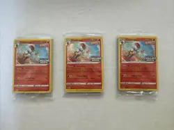 3x LOT NEW SEALED Pokemon Chilling Reign Prerelease Kit Pack Cinderace SWSH112 - Image 1