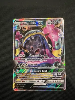 Alolan Muk GX 84/147 Burning Shadows Ultra Rare Holo Pokemon TCG - Image 1