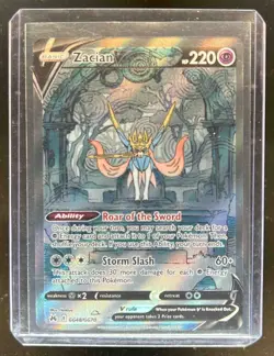 2023 Pokemon SWSH Crown Zenith Zacian V Galarian Gallery #GG48/GG70 - Image 1