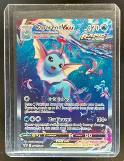 2019-2023 Pokemon SWSH Black Star Promos Vaporeon VMAX #SWSH182 - Image 1