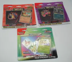 Ascended Heroes Pokemon Tech Sticker Collection Set of 2 & Prismatic evolution - Image 1