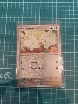 Pokemon TCG Tandemaus SV02: Paldea Evolved 167/193 Reverse Holo - Image 1