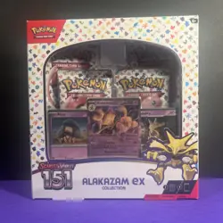 Pokemon Scarlet & Violet 151 Alakazam EX Collection Box Brand New US Seller - Image 1