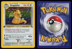 Dragonite 4/62 Rare Fossil Holo 1st Edition Pokemon - Image 3