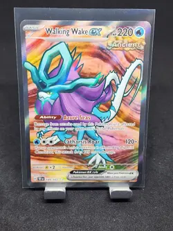 Pokemon Walking Wake ex 189/162 Temporal Forces SV Ultra Rare Full Art - Image 1