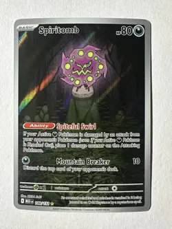 Pokemon TCG - Spiritomb 148/132 Illustration Rare Mega Evolution English - Image 1