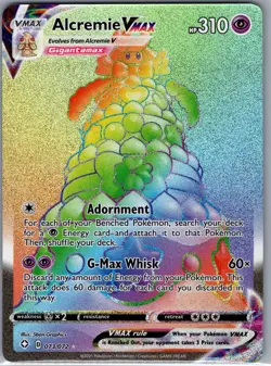 Alcremie VMAX (Secret) 073/072 Shining Fates - Pokemon Card - NM - Image 1