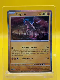 Ting-Lu 110/167 Holo Rare Twilight Masquerade Pokemon Card NM - Image 1