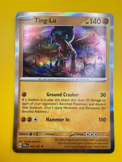 Ting-Lu 110/167 Holo Rare Twilight Masquerade Pokemon Card NM - Image 5