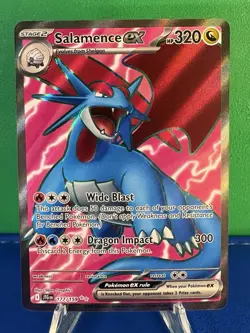 Pokemon TCG Salamence EX 177/159 Journey Together Ultra Rare - Near Mint - Image 1