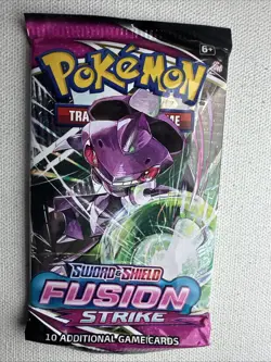 Pokemon TCG: Sword and Shield Fusion Strike Booster Pack, NEW, SEALED - Image 1