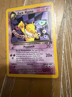 Pokemon Team Rocket Dark Hypno Holo #9/82 NM - Image 1