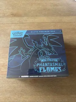 Pokemon TCG Mega Evolution Phantasmal Flames Elite Trainer Box ETB New/Sealed - Image 1