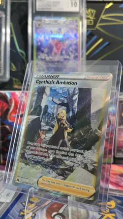 Pokemon Cynthia's Ambition GG60/GG70 Crown Zenith Ultra Rare Holo - Image 1