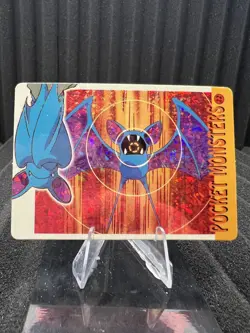 Pokemon Vintage Pocket Monsters Vending HOLO Prism Sticker Bandai 1999 Nintendo - Image 1