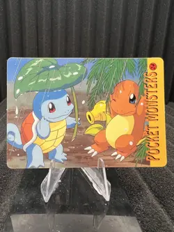 Pokemon Vintage Pocket Monsters Vending HOLO Prism Sticker Bandai 1999 Nintendo - Image 2