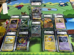 Pokemon TCG Lot Of 10 Cgc Graded Slabs - Image 1