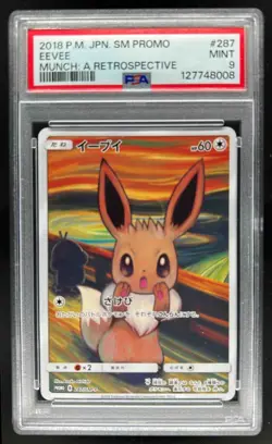2018 Pokemon SM-P Promos Eevee Munch: A Retrospective #287/SM-P PSA 9 - Image 1