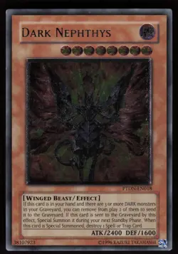 Dark Nephthys PTDN-EN018 Ultimate Rare EURO Yu-Gi-Oh - Image 1