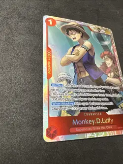 One Piece TCG - The Azure Sea’s Seven - Monkey.D.Luffy OP14-013 SR - NM Foil - Image 2