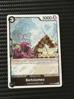 Bartolomeo (Judge Pack Vol. 3) OP04-089 One Piece Promotion Cards Foil - Image 1
