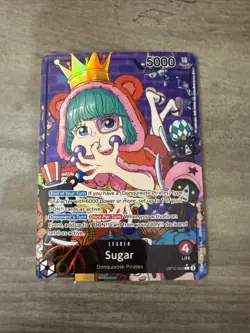 One Piece Card Game Sugar Leader OP10-003 Foil Donquixote Pirates - Image 1