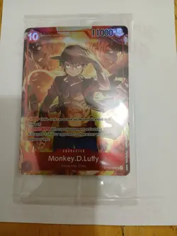 Monkey D. Luffy ST10-006 One Piece TCG Treasure Booster Promo *SEALED - Image 1