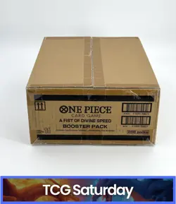 ONE PIECE TCG A FIST OF DIVINE SPEED OP-11 BOOSTER BOX CASE FACTORY SEALED - Image 1