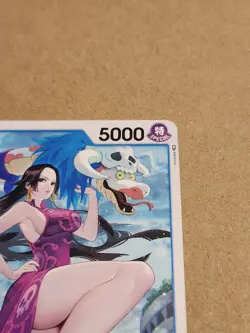 Boa Hancock OP02-059 Paramount War Prerelease Stamp Rare One Piece pre-release - Image 2