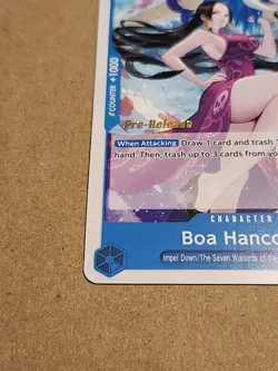 Boa Hancock OP02-059 Paramount War Prerelease Stamp Rare One Piece pre-release - Image 4