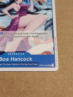 Boa Hancock OP02-059 Paramount War Prerelease Stamp Rare One Piece pre-release - Image 5