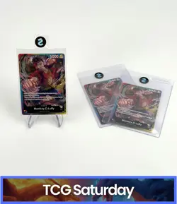 ONE PIECE TCG MONKEY D LUFFY PROMO PRE-RELEASE - LOT OF 3 - Image 1